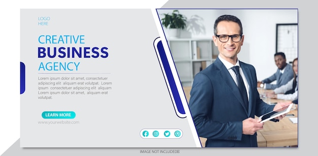 Neues Geschäftsbanner-Design