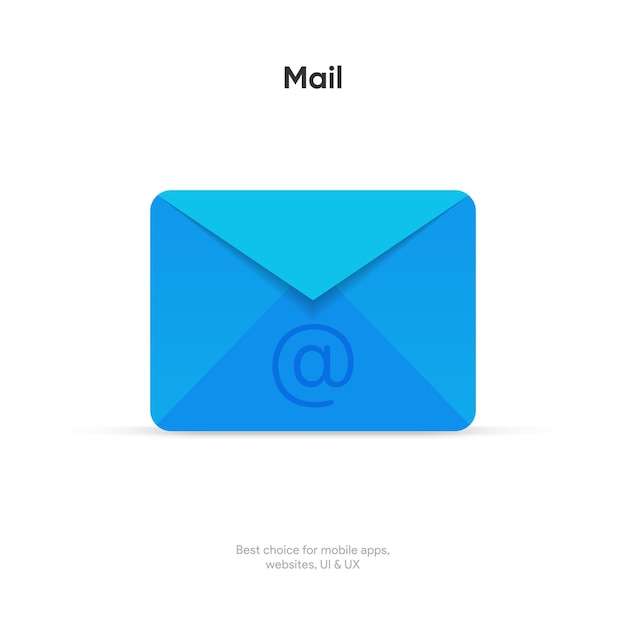 neues Nachrichtenbenachrichtigungskonzept 3D-Mail Brief Nachricht Chat Sprechen Dialog Post-Icon Zeichen-Symbol