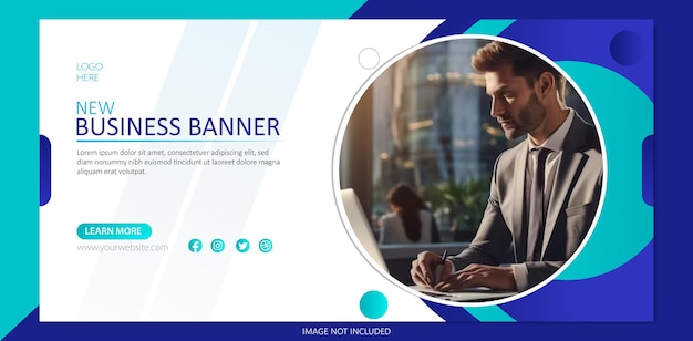 Neues und modernes Banner-Design