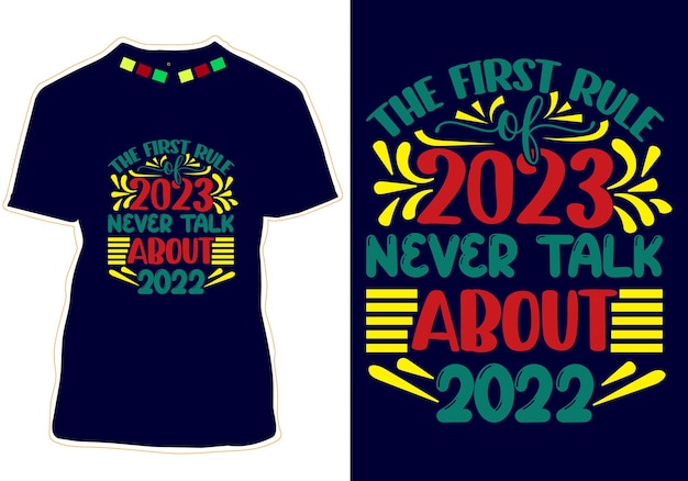Neujahr zitiert t-shirt-design