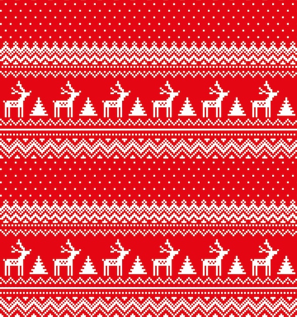 Neujahrs-Weihnachtsmusterpixel
