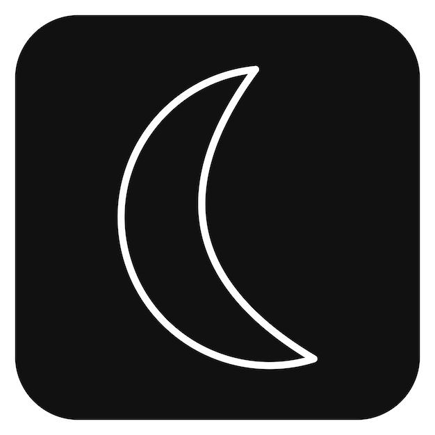 Neumond-Vektorillustration