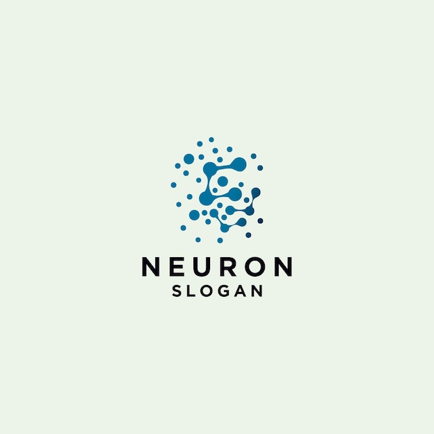 Neuron-logo-symbol-vektorbild