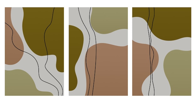 Neutrale abstrakte wandkunst, minimalistisches geometrisches druckbares abstraktes boho-wanddekor