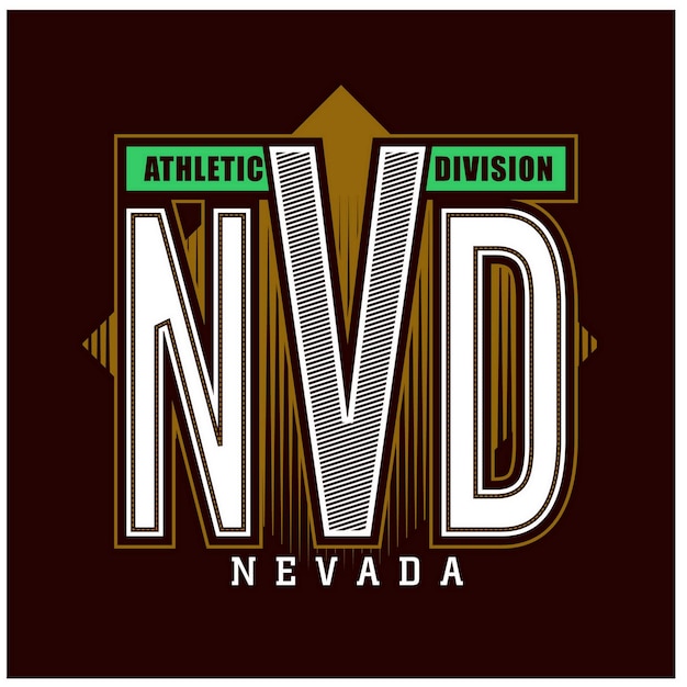 Nevada usa vintage-typografie-design in vektorgrafik-t-shirt-kleidung und anderen verwendungen