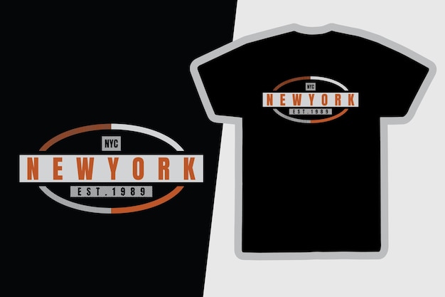 Vektor new york city-typografie-vektor-t-shirt-design
