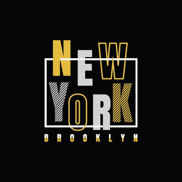 New york city-typografie-vektor-t-shirt-design