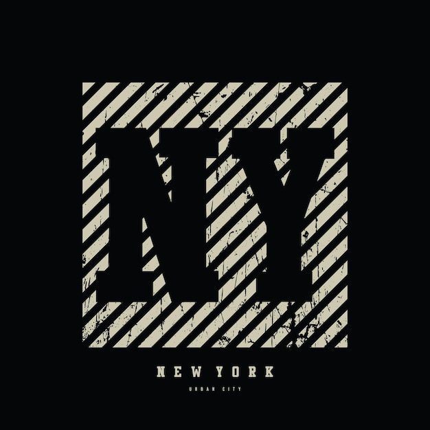 New york t-shirt und bekleidungsdesign