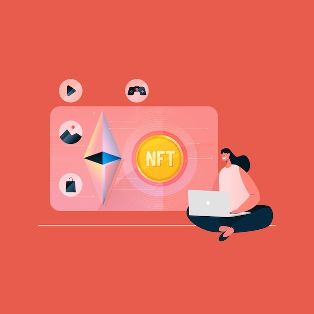 Nft, nicht fungible token, nicht austauschbare einheit auf einer blockchain