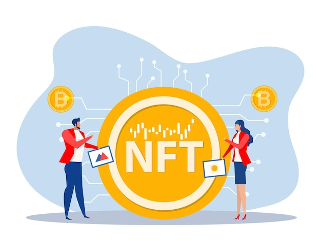 Nicht fungibler Token zum Verkauf und Kauf von Kunstmarktplätzen