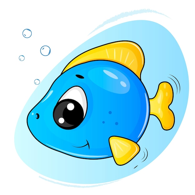 Niedliche Fische im Wasser