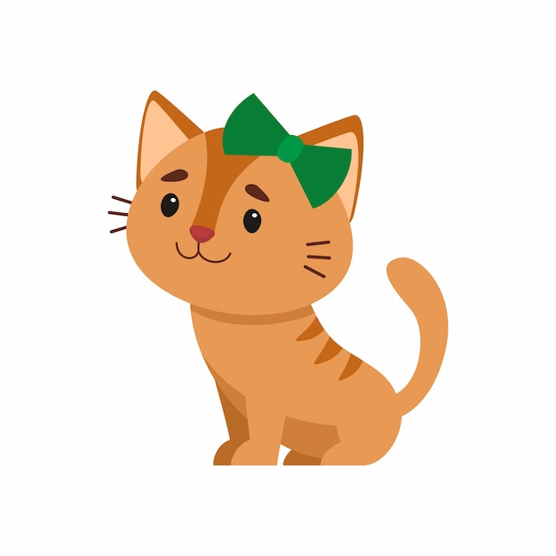 Niedliche Katzenillustration