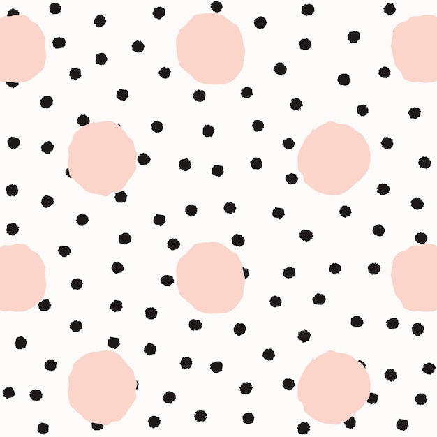 Niedliche minimalistische Polka Dots Candy Farbe Hintergrundeinladung Babyparty Muster Tapete