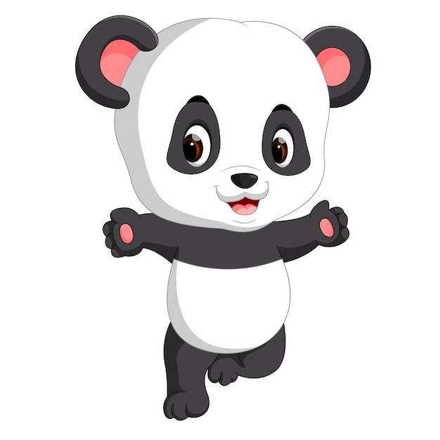 Niedlicher Babypandakarikatur