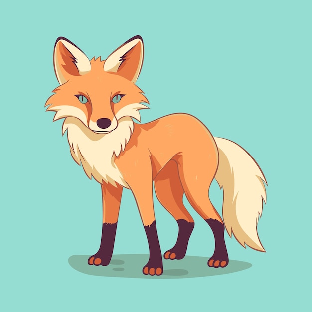 Vektor niedlicher fox-logo-vektor