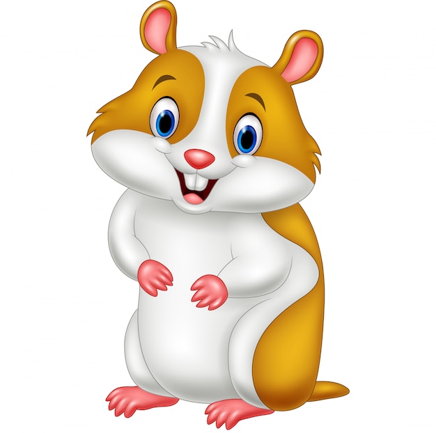 Niedlicher Hamster Cartoon