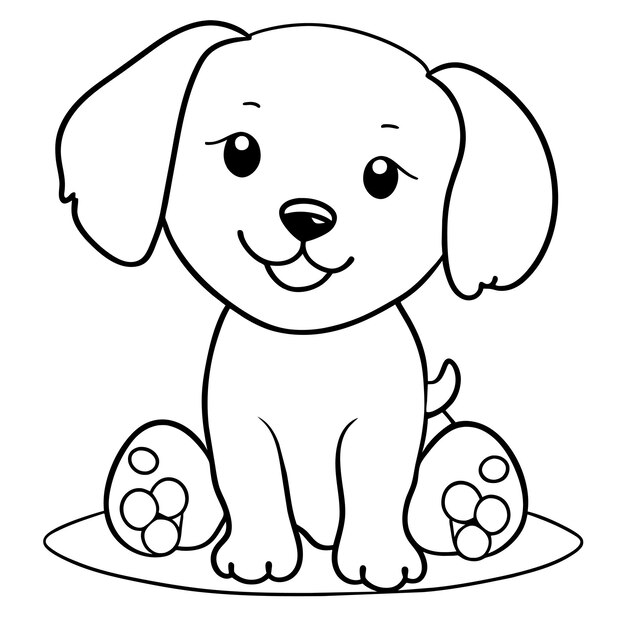 Vektor niedlicher shiba-inu-hund, handgezeichnet, cartoon-aufkleber-symbol-konzept, isolierte illustration