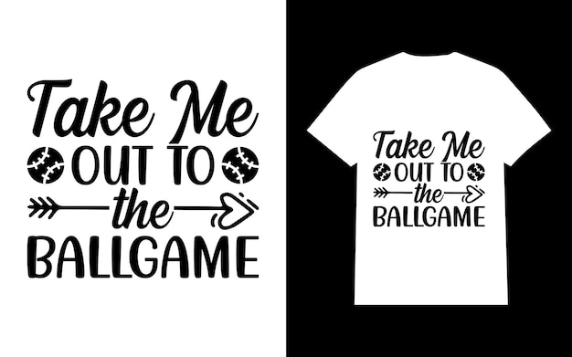 Nimm mich mit zum ballgamebaseball svg t shirt design