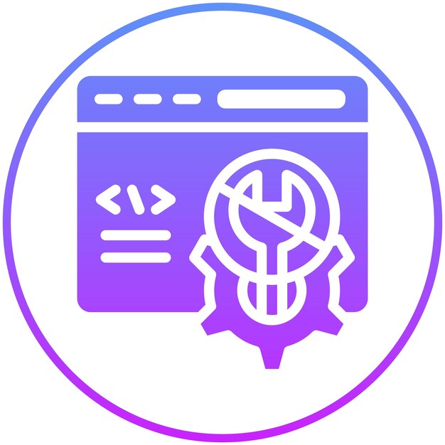 No-Code-Werkzeug-Vektor-Symbol-Illustration des Icon-Sets ohne Code