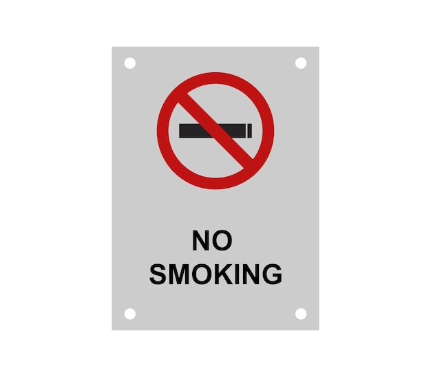 No smoking sign