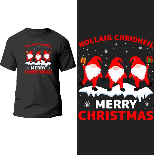 Vektor nollaig chridheil frohe weihnachten t-shirt design.