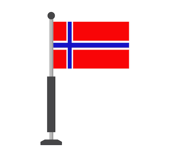 Norwegen flagge