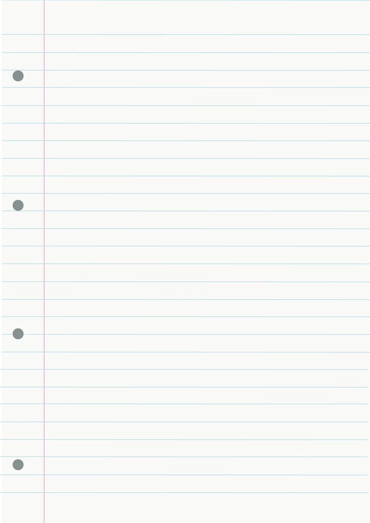 Vektor notebook ausgekleidet blatt hintergrund
