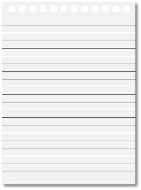 Notebook-Papier