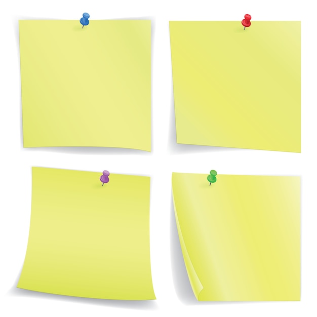 Notebooks Blätter mit Stiften