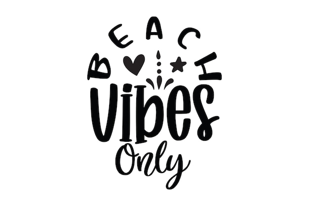 Nur beach vibes svg