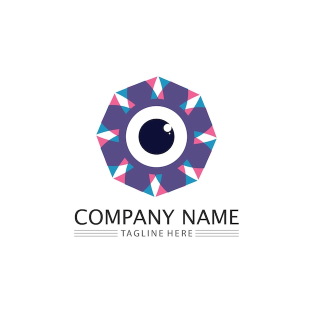 O-logo business technology circle logo und symbole vector design graphic