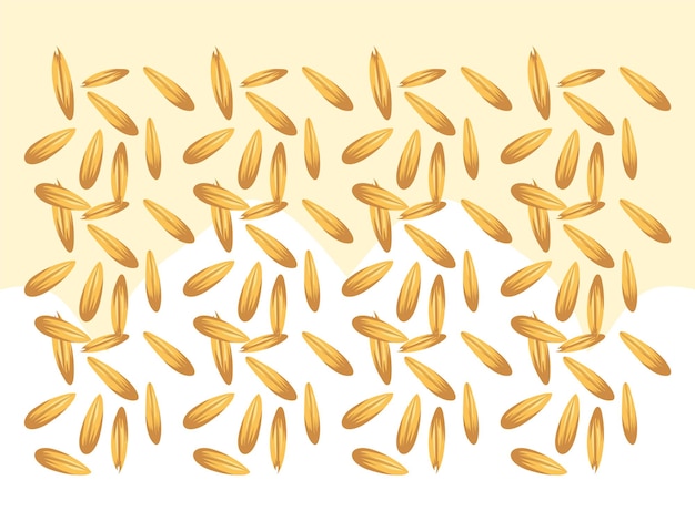 Oats Konzept Illustration Stilvoll und wunderschön