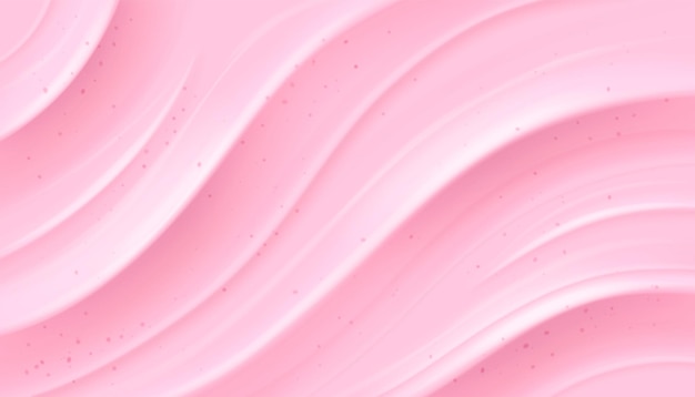 Oberflächentextur von Erdbeer-Joghurt-Eis