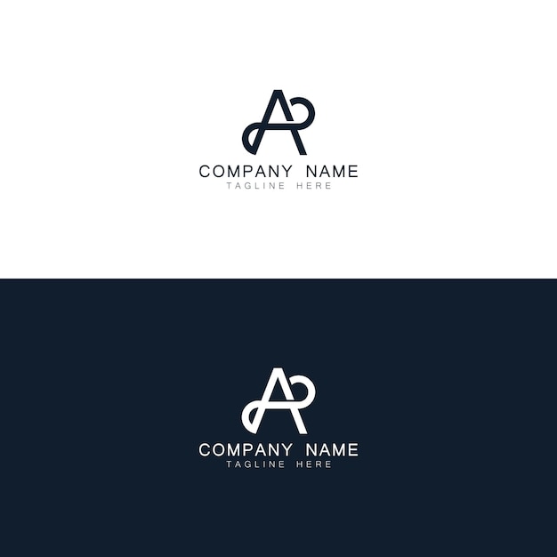 oder ap pa und a oder p Buchstabe Initial Logo Design Vorlage Vektor Illustration