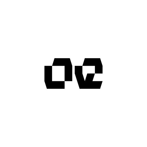 OE-Monogramm-Logo-Design, Buchstabe, Text, Name, Symbol, monochromes Logo, Alphabet-Zeichen, einfaches Logo