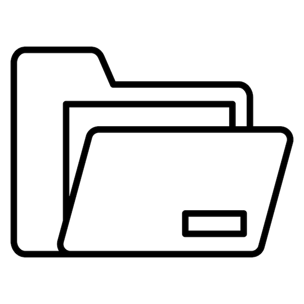 Öffnen Sie das Arkiv-Vektor-Symbol können Sie für Dokumente und Dateien Iconset verwendet werden