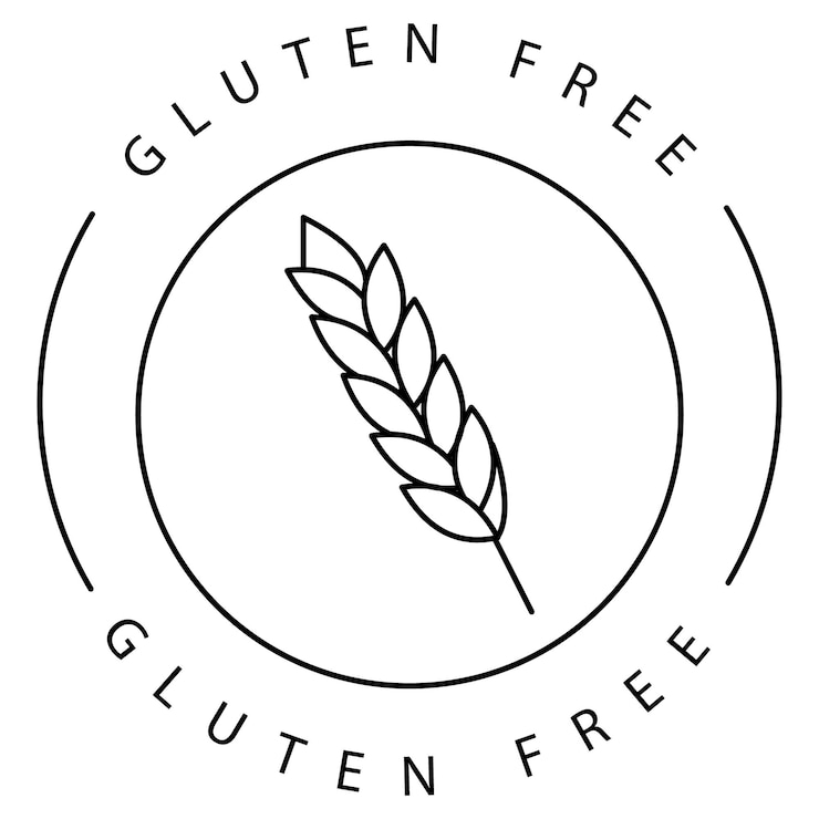 Vektor ökofreundliches glutenfreies vektor-ikonen-design