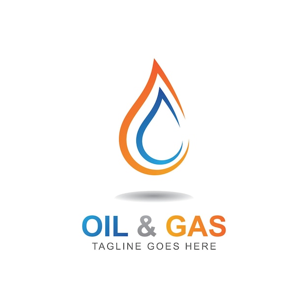 Öl- und gas-logo-design-vektor-vorlage