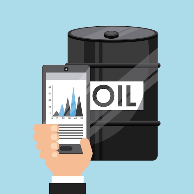 Vektor Ölpreise