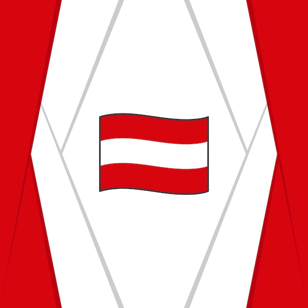 Vektor Österreich-flagge, abstrakter hintergrund, design-vorlage, österreich-unabhängigkeitstag-banner, social-media-beitrag, österreich-hintergrund