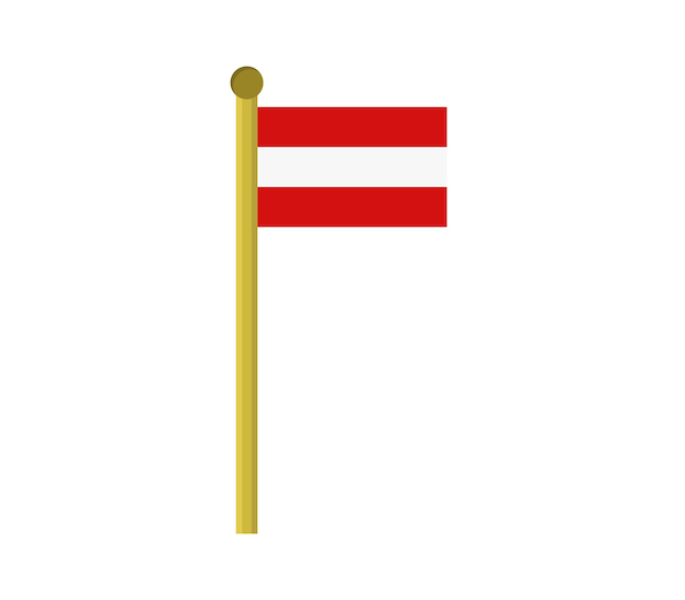 Österreichische flagge