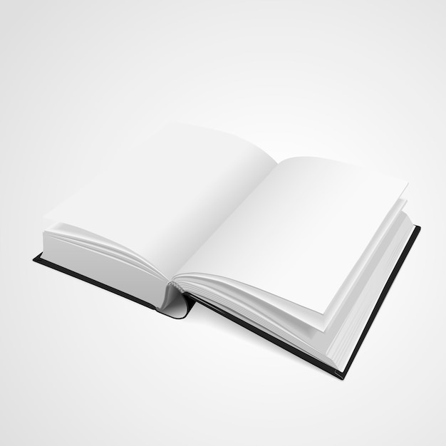 offenes leeres Buch