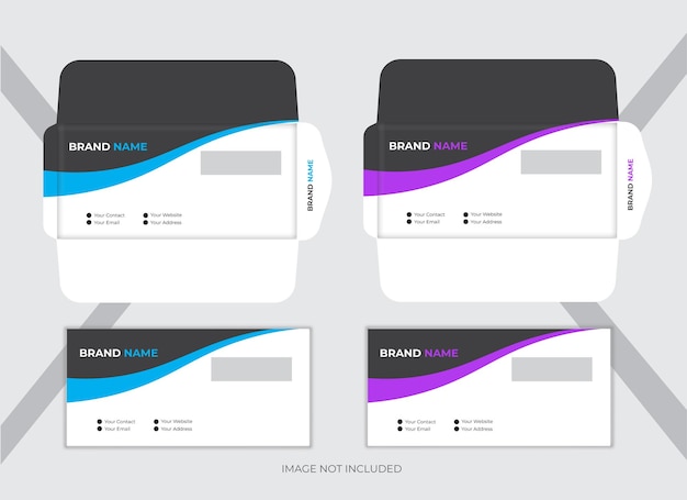 Vektor offizielle umschlag-designvorlage