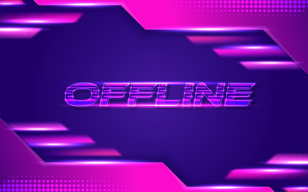 Offline-Twitch-Banner-Hintergrund