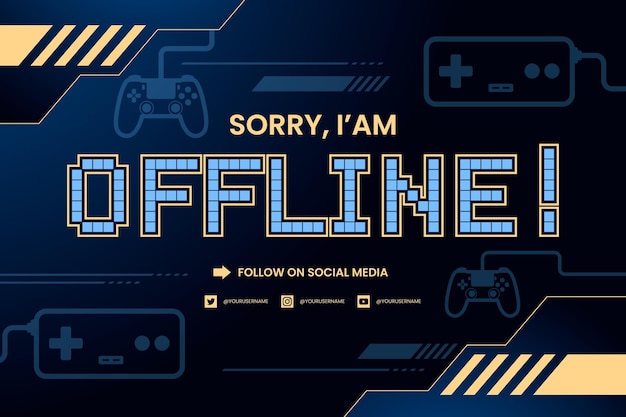 Offline zuckende banner vorlage