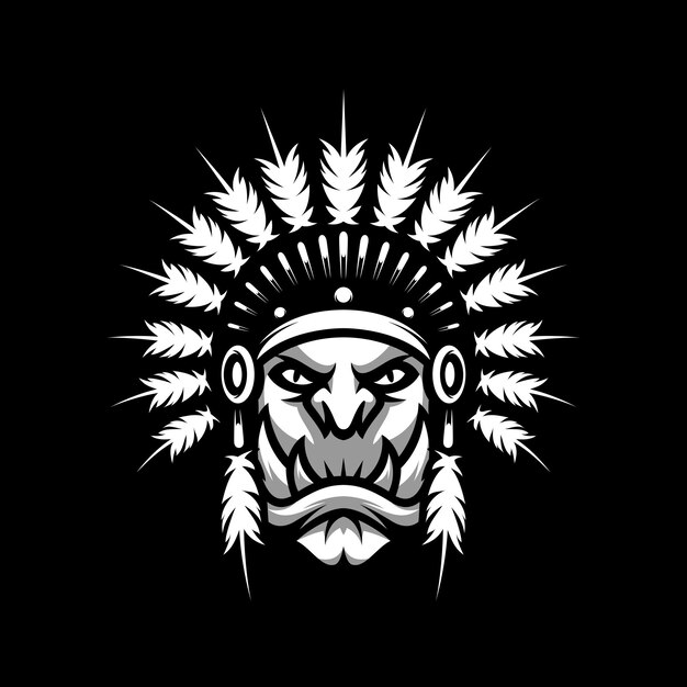 Oger-Maskottchen-Design-Vektor