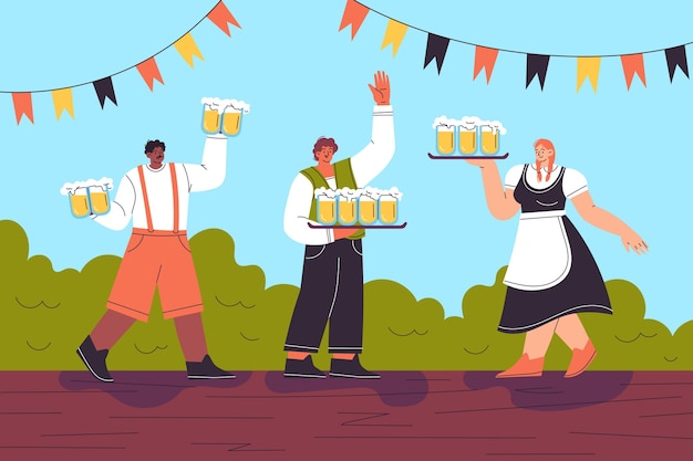 Oktoberfest-Abbildung