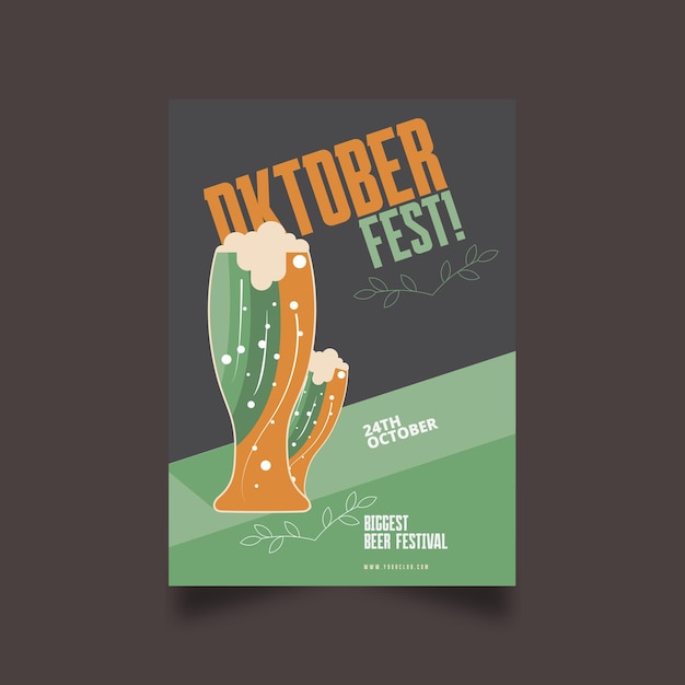 Oktoberfest-Bierfest-Design-Konzepte