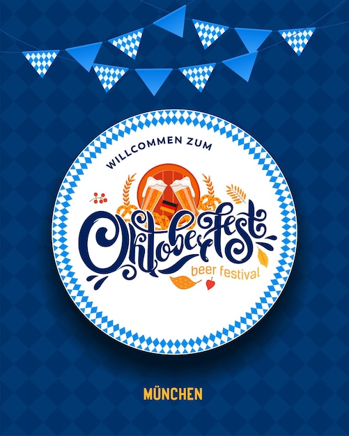 Oktoberfest Hintergrund-Design