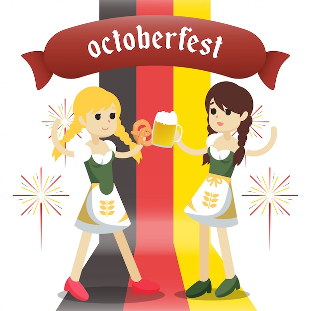 Vektor oktoberfest-illustration